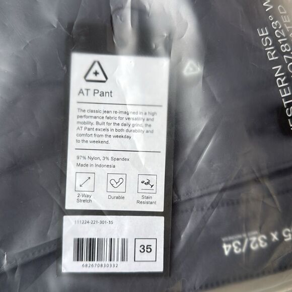 Western‎ Rise  AT Pant classic jeans gray 35x32/34 NWT in packaging - Picture 9 of 9